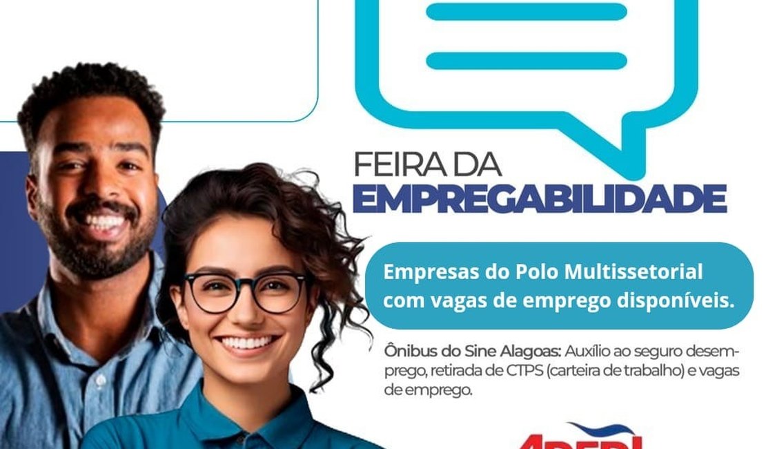 Feira da Empregabilidade reúne centenas de vagas no Distrito Industrial de Maceió