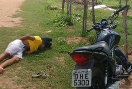 Jovem é detido com moto roubada no Olho D’Água dos Cazuzinhas, em Arapiraca