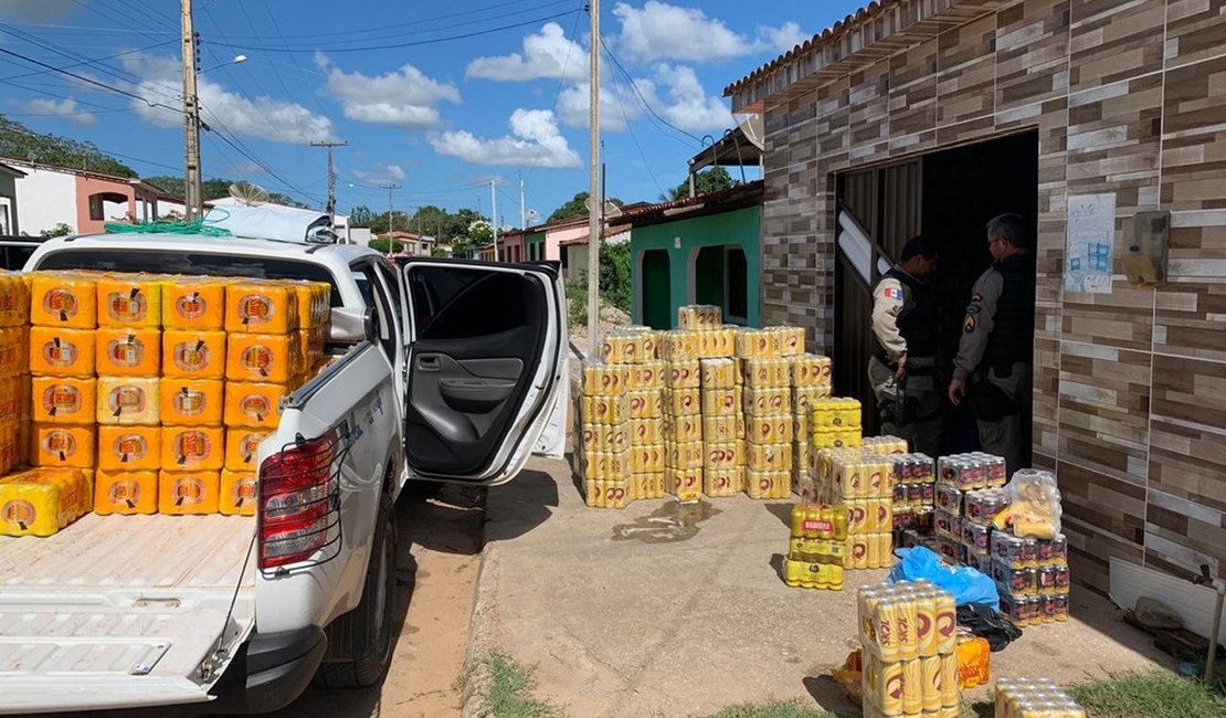 Bebidas alcoólicas fora do prazo da validade são apreendidas em depósito no interior de AL