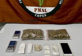Polícia Militar retirou 23 armas de fogo e mais de 10 quilos de drogas das ruas em uma semana, em Alagoas
