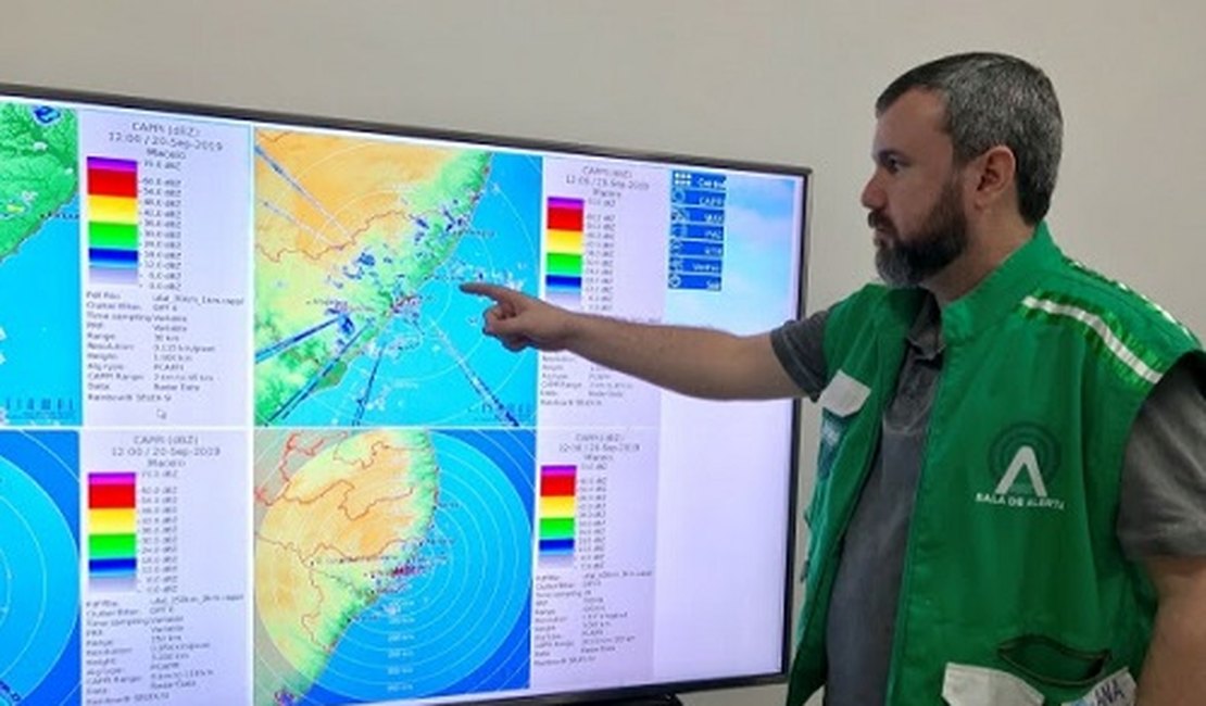 Período chuvoso terá volume acima da média em Alagoas, aponta Sala de Alerta