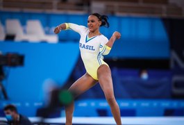 Rebeca Andrade conquista ouro inédito no Mundial de Ginástica