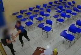 Aluna ataca e esfaqueia professora dentro de sala de aula