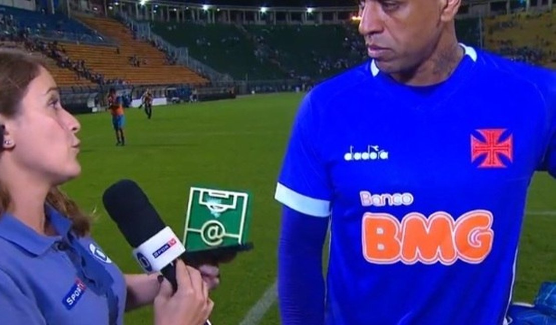 TV Globo faz Sidão, goleiro do Vasco, passar por situação constrangedora