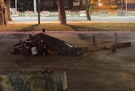 Motociclista morre em acidente na parte alta de Maceió