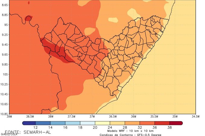 Verão 2024/2025 em Alagoas deve ser de altas temperaturas e chuvas abaixo da média