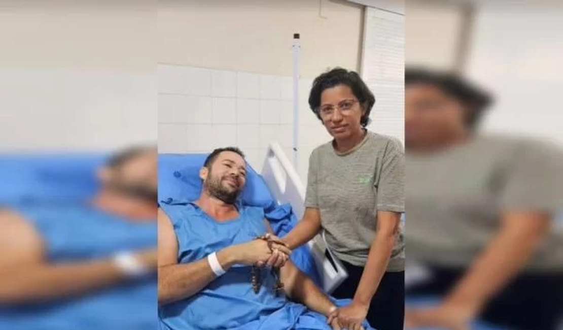Homem atingido por aparelho de academia volta a sentir as pernas
