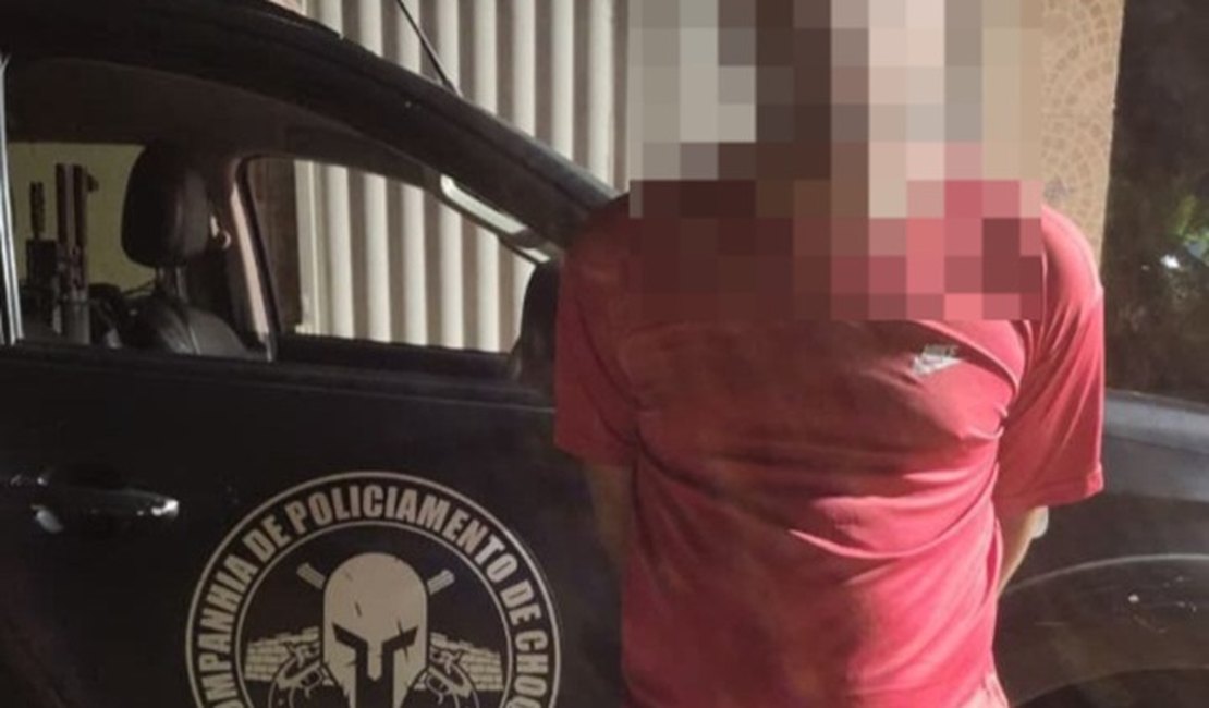 Criminoso conhecido como 'Cabeça Júnior' é preso pela Companhia de Choque em Pindoba