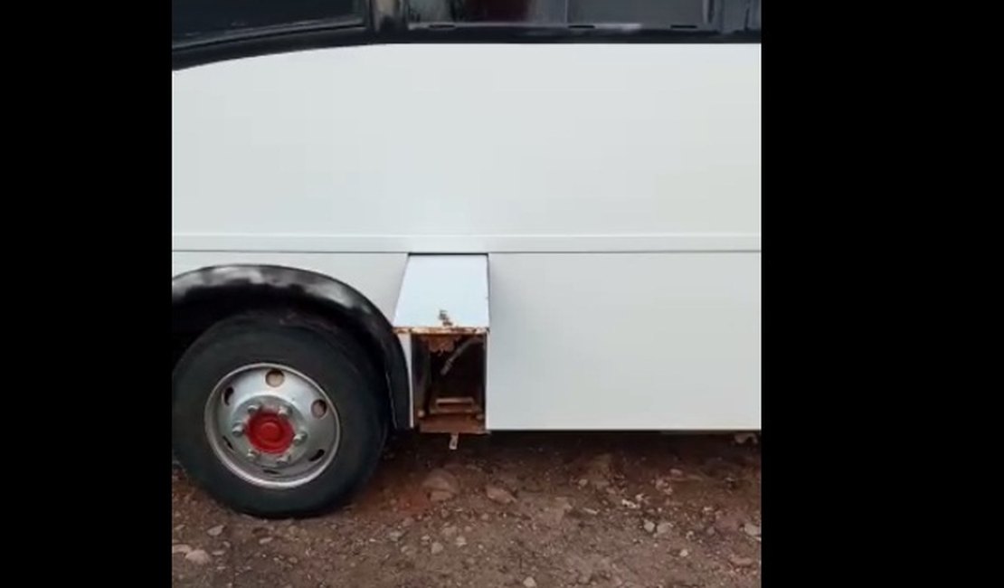 Vídeo. Baterias de ônibus são furtadas em Girau do Ponciano