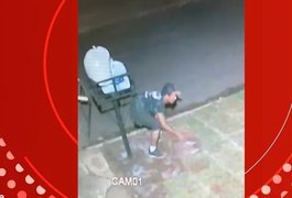 Uma hora após plantar grama na frente de casa, homem tem todo o jardim furtado por ladrão