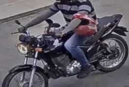 Polícia Civil divulga imagens de motociclista que atirou e matou condutor em Maceió