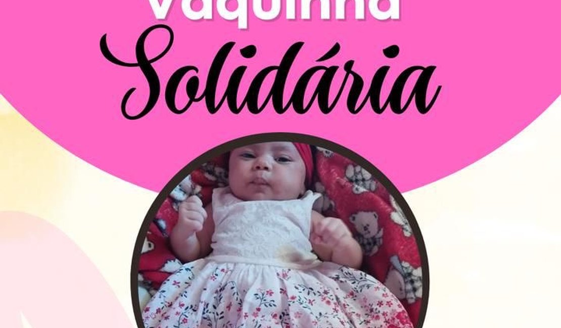 Campanha solidária busca ajuda para bebê de 2 meses com problema cardíaco, em Alagoas