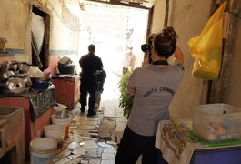 Perícia Oficial, por meio do IC, realiza reprodução simulada em Arapiraca