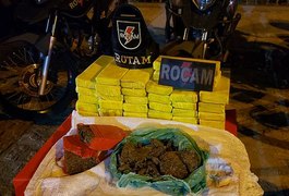 Polícia apreende mais de 22kg de maconha em barraco, em Maceió