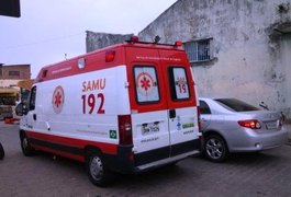 Acidente entre moto e bicicleta deixa dois feridos na AL-220