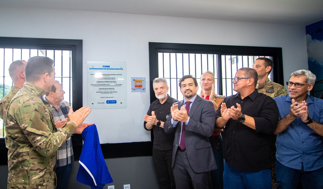 Governo de Alagoas inaugura nova sede da CORE, da Polícia Civil