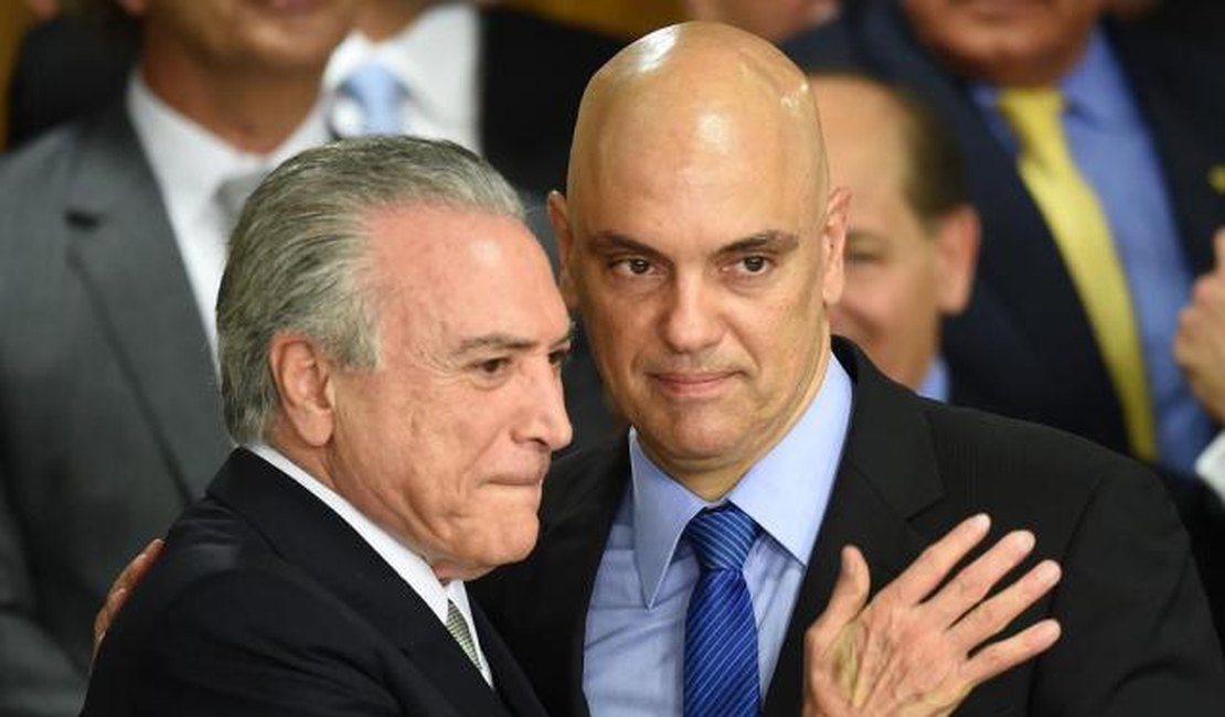 Temer pode inficar hoje Alexandre de Moraes para o STF