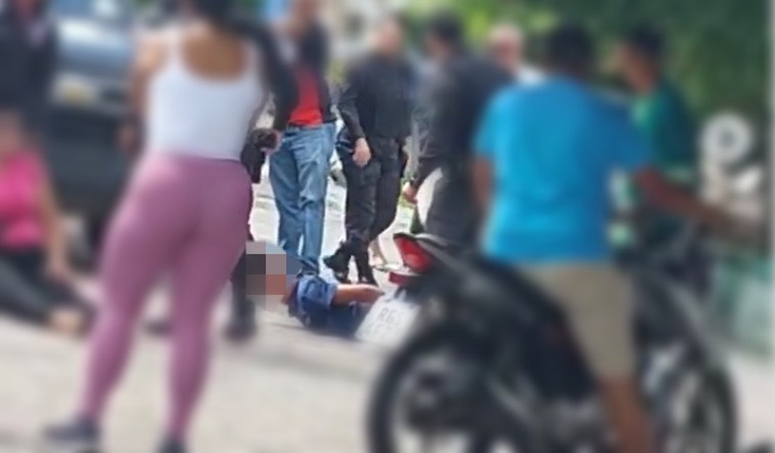 Homem é preso após jogar pedras em mulher no Sertão alagoano