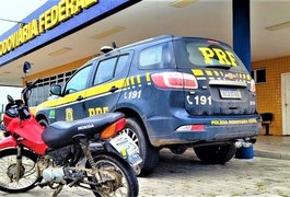 Motocicleta roubada há 8 anos em Alagoas é recuperada na Bahia
