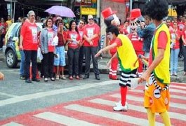 Célia lança Projeto Vida na Faixa no Centro da cidade