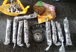 Batalhão prende mulher e apreende adolescente com drogas em União dos Palmares