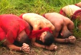 Vídeo mostra recaptura de reeducandos fugitivos do Presídio de Segurança Máxima de Maceió