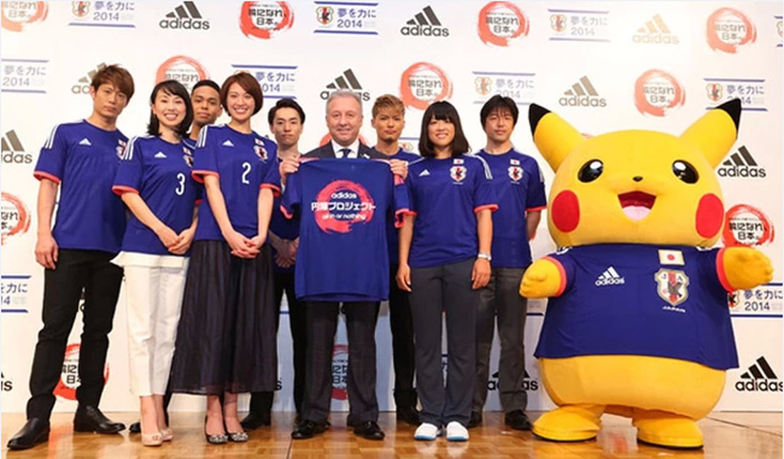 Pokémons são escolhidos como mascotes oficias da seleção do Japão