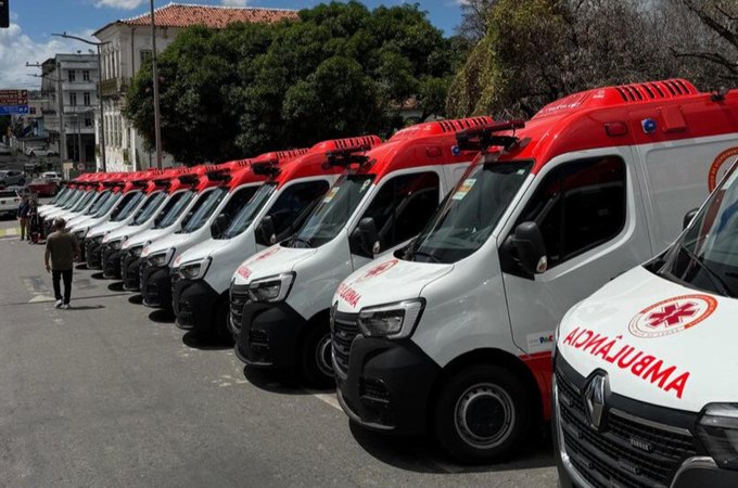 Sesau recebe nove ambulâncias do Ministério da Saúde para reforçar o Samu