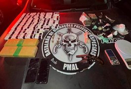 PM apreende drogas após denúncia anônima em São Miguel dos Campos