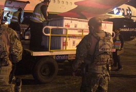 Vídeo. Veja o momento da chegada da vacina da Covid-19 em Alagoas