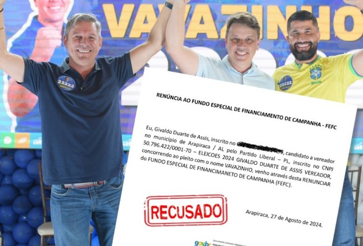 Candidato a vereador de Arapiraca recusa fundo partidário em prol da comunidade