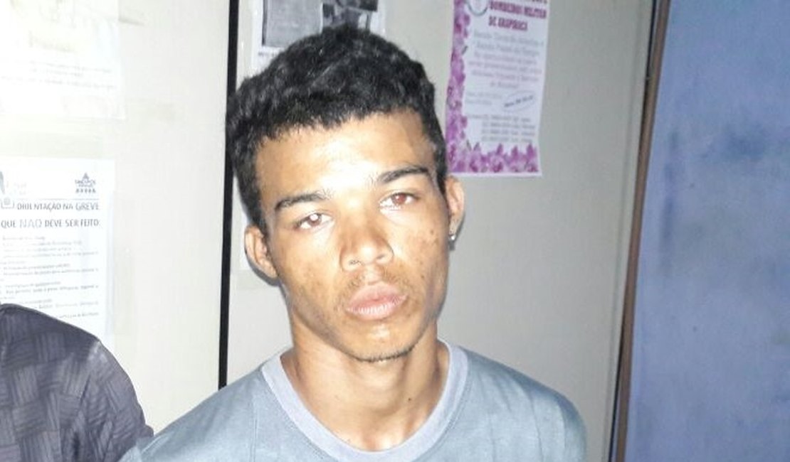 Jovem é detido com arma de fogo na rodovia AL 115, em Arapiraca