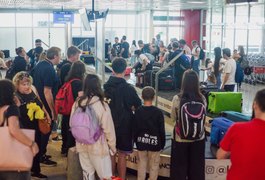 Alagoas registra aumento de mais de 108% no fluxo de passageiros internacionais