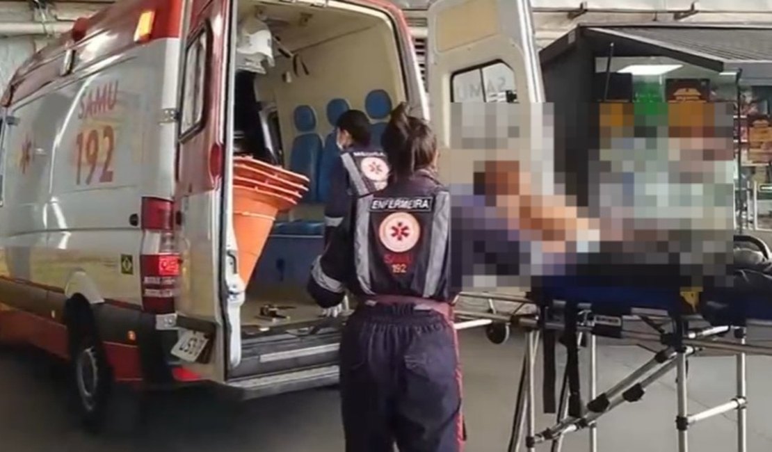 Briga por ciúmes termina com feridos, facadas e prisão em flagrante no Centro de Arapiraca