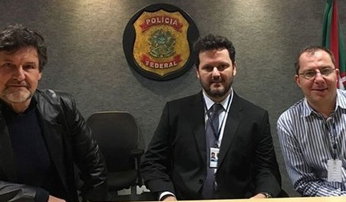 Antônio Calloni e Flávia Alessandra ensaiam para filme da Lava Jato