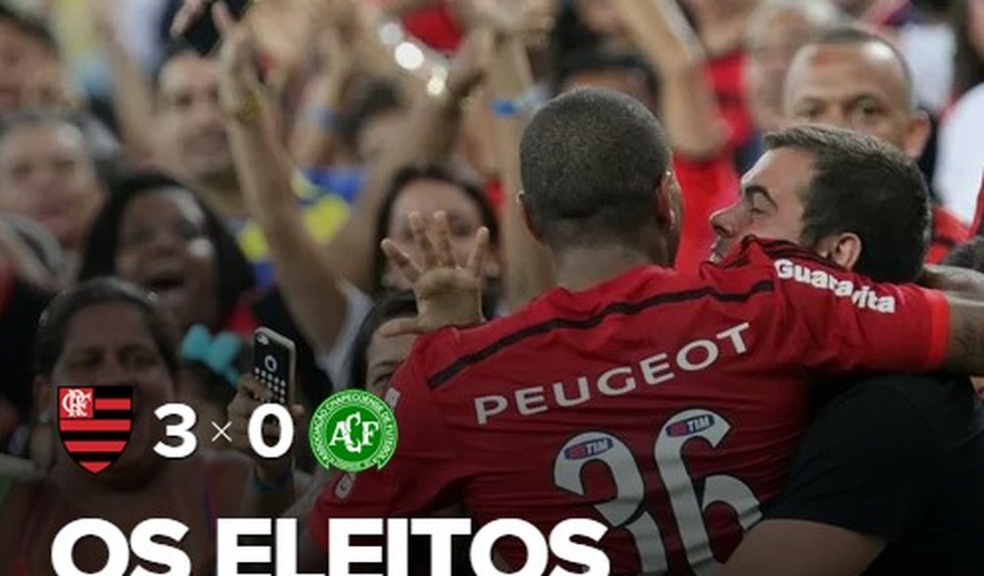 Flamengo bate Chapecoense e se afasta da degola