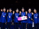 Brasil é bronze no conjunto do Mundial de ginástica rítmica e fatura vaga nas Olimpíadas