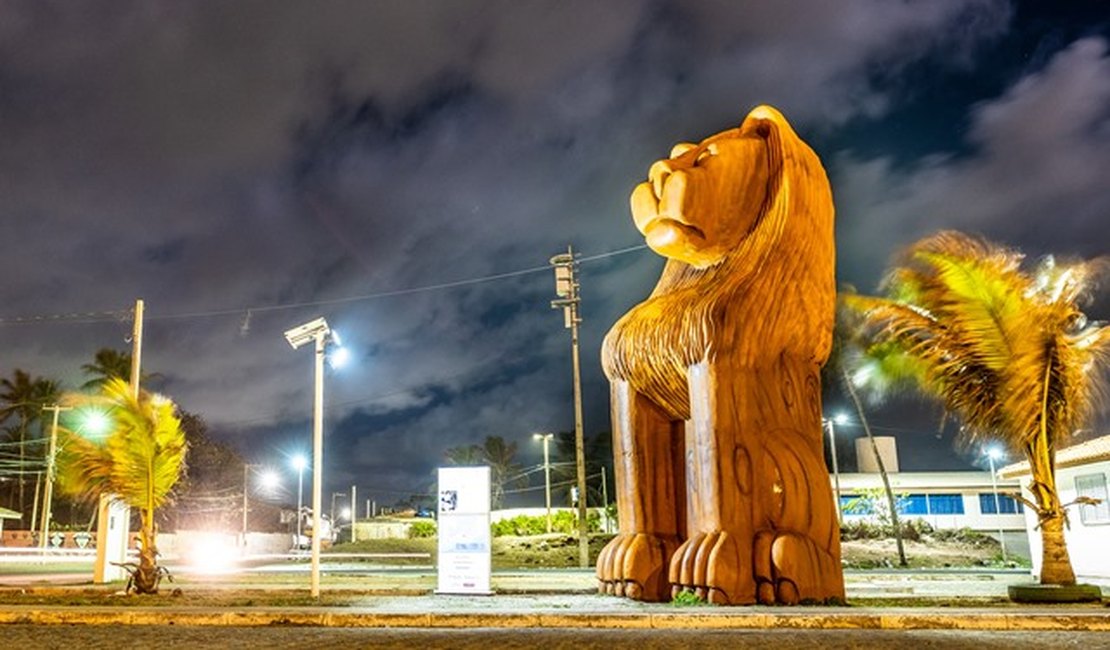 Esculturas do Alagoas Feita À Mão recebem iluminação através da energia solar