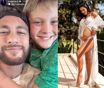 Foto de Neymar com filho divide opiniões e jogador recebe críticas por não mencionar Mavie: 'Seria o mínimo'