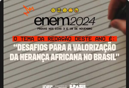 Tema da redação do Enem 2024 é 'Desafios para a valorização da herança africana no Brasil'