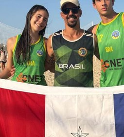 Alagoanos se destacam no Mundial de Handebol de Praia, na Tunísia