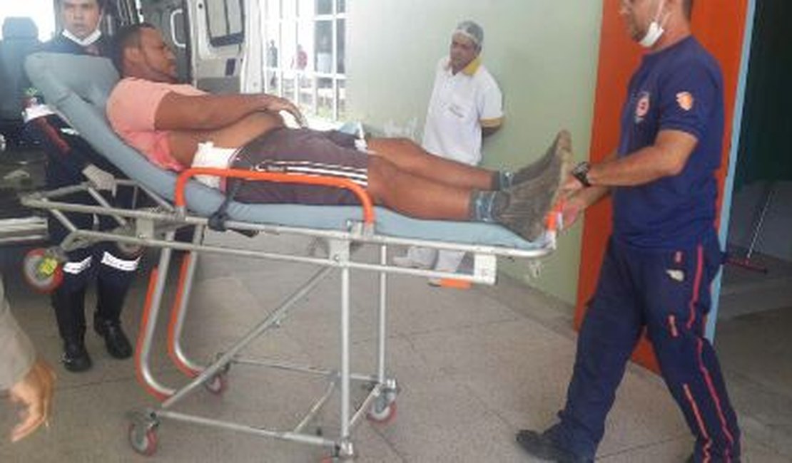 Homem é baleado durante assalto no Sítio Lagoa D’Água, em Arapiraca
