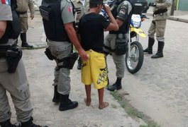 Menor é apreendido após tentar assaltar mulher em Arapiraca