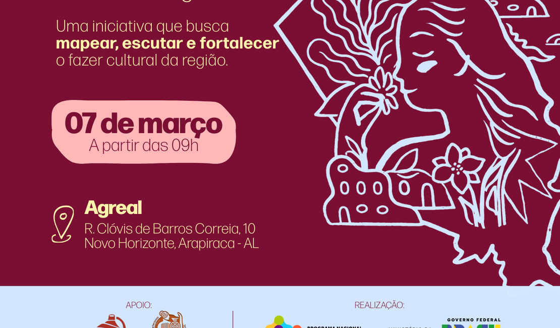 Roda de conversa “Entre linhas e territórios” em Arapiraca buscar fortalecer o  fazer cultural no Agreste