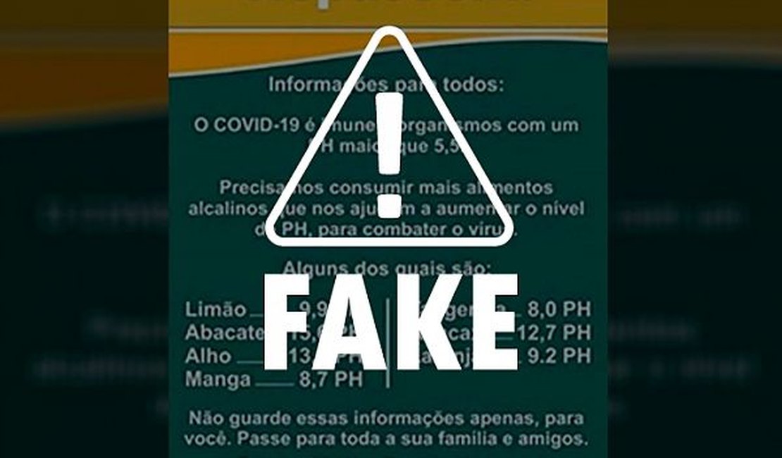 É falso que alimentos como limão, alho e abacaxi curem a Covid-19