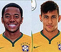 Com Robinho, site vaza figurinhas da seleção no álbum da Copa