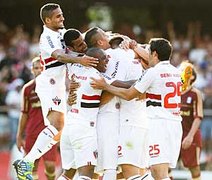 São Paulo espanta Fluminense e vence a primeira em três meses