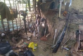 Homem é preso e armas de caça ilegal são apreendidas em União dos Palmares