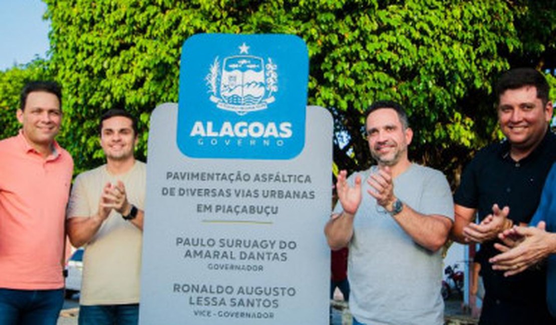 Governador Paulo Dantas inaugura obra do Pró-Estrada em Piaçabuçu