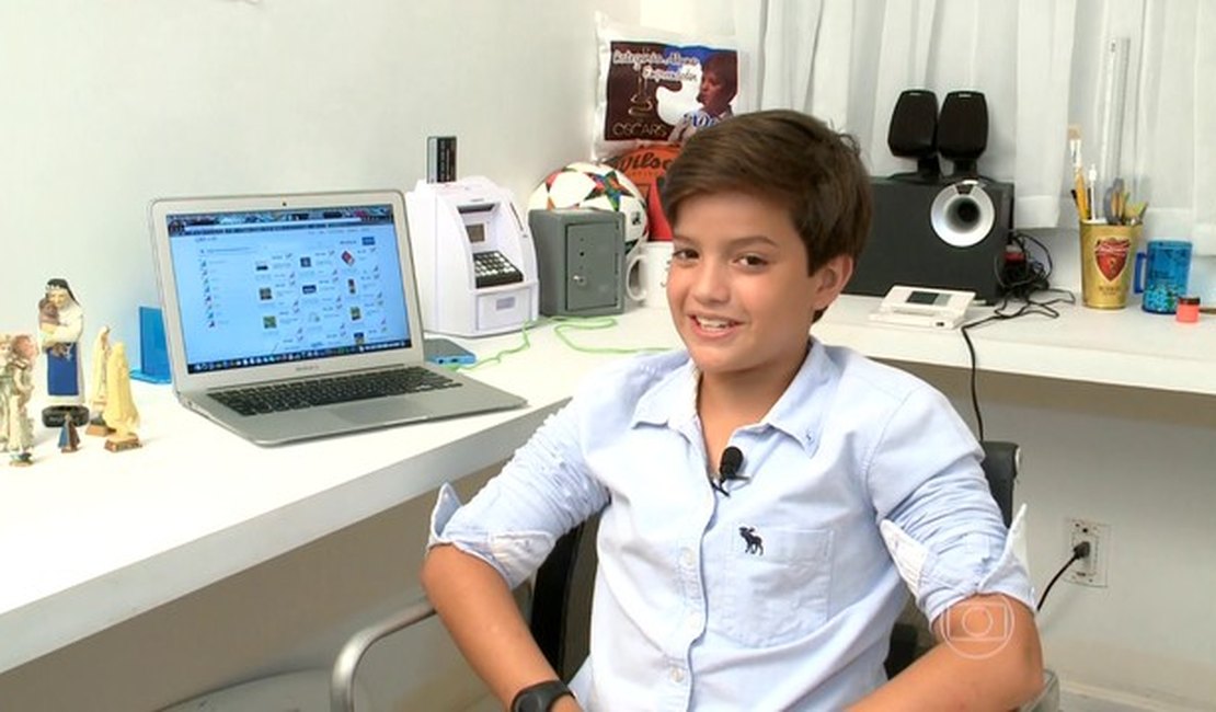 Aplicativo rende cerca de R$ 100 mil por mês para garoto alagoano de 14 anos